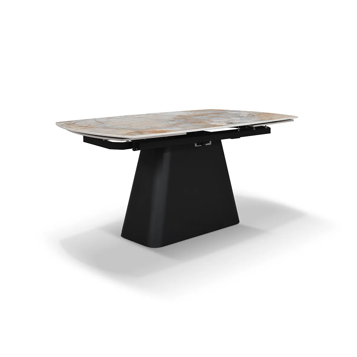 Epocantica tavolo allungabile ceramica terra nova base nera