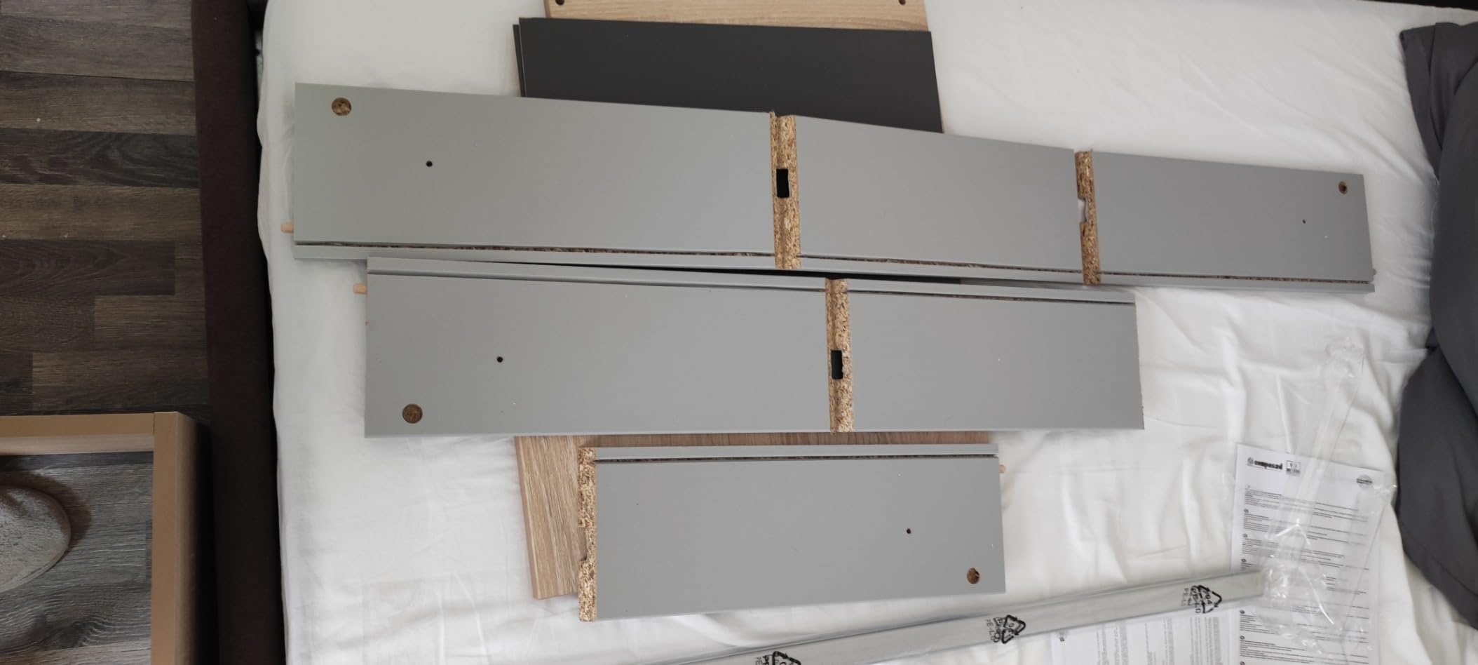 COMPOSAD Facile armadio 3 ante 2 cassetti rovere sonoma