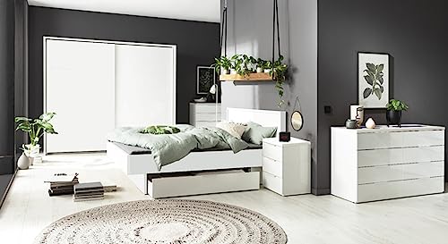 Composad Letto Francese 140x190 Bianco Laccato 145 cm