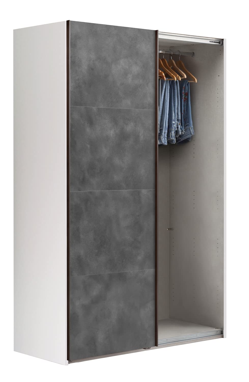 Composad Systema armadio 2 ante scorrevoli 150 bianco grigio tadao