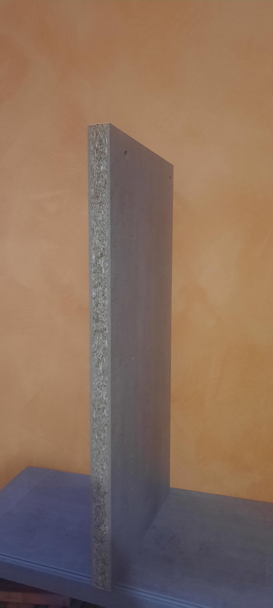 Composad Pratico Mobile Ante Scorrevoli Cemento Bianco 140 cm