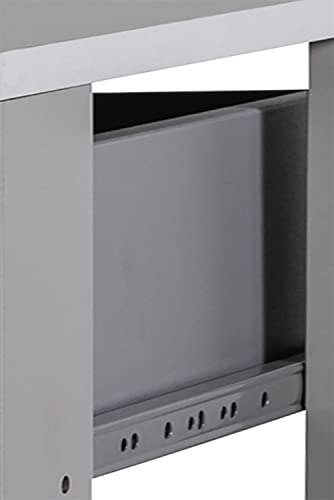 Composad Cassettiera Interna Armadio Grigia 96,4 cm 3 Cassetti
