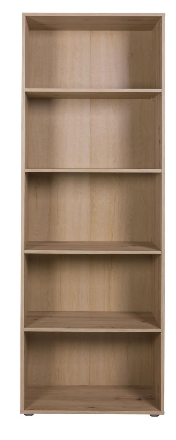 Composad Espresso libreria 69x200 rovere mielato 4 ripiani