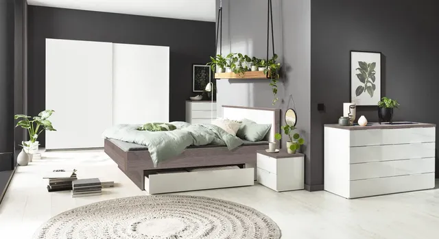 Composad Mundi camera da letto completa 6 mobili bianco