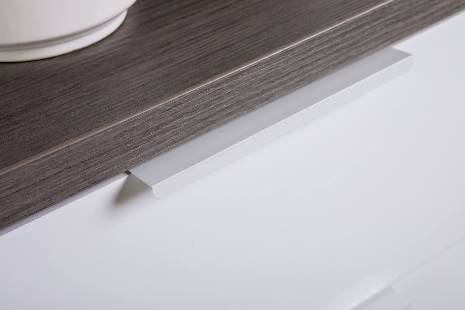 Composad Mundi Bedroom comodino 2 cassetti rovere bianco