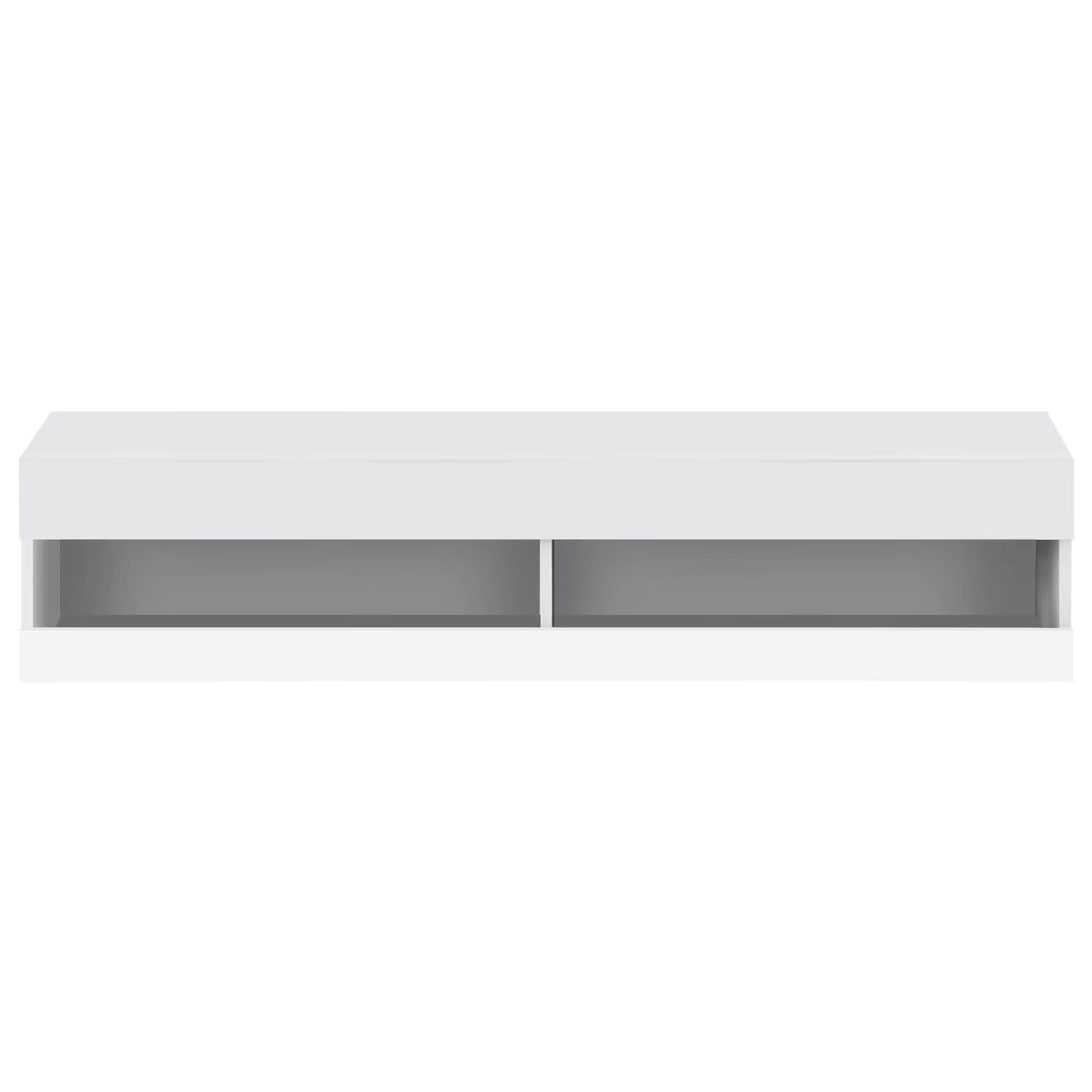 Dolamaní mobile TV bianco 140 cm sospeso