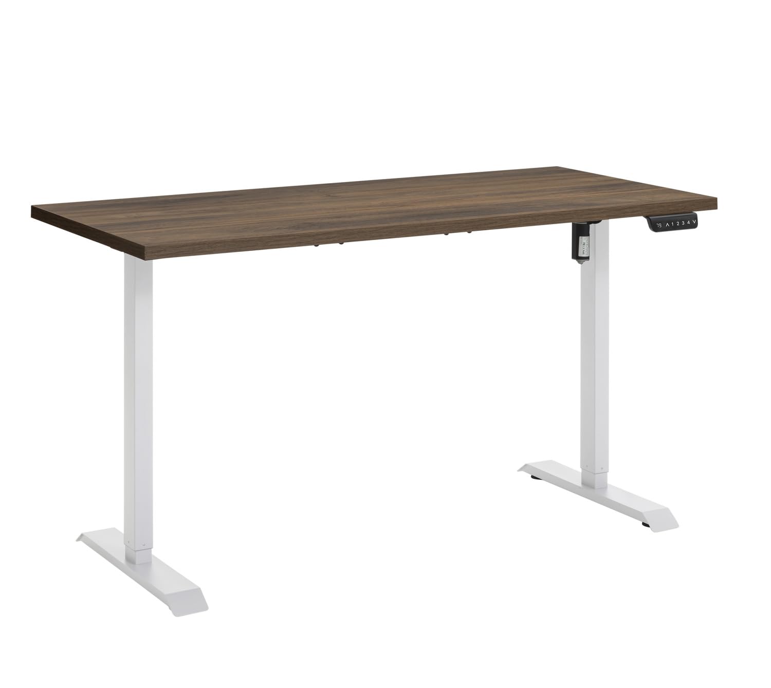 Composad Energia scrivania elettrica 150x69 noce brera bianco