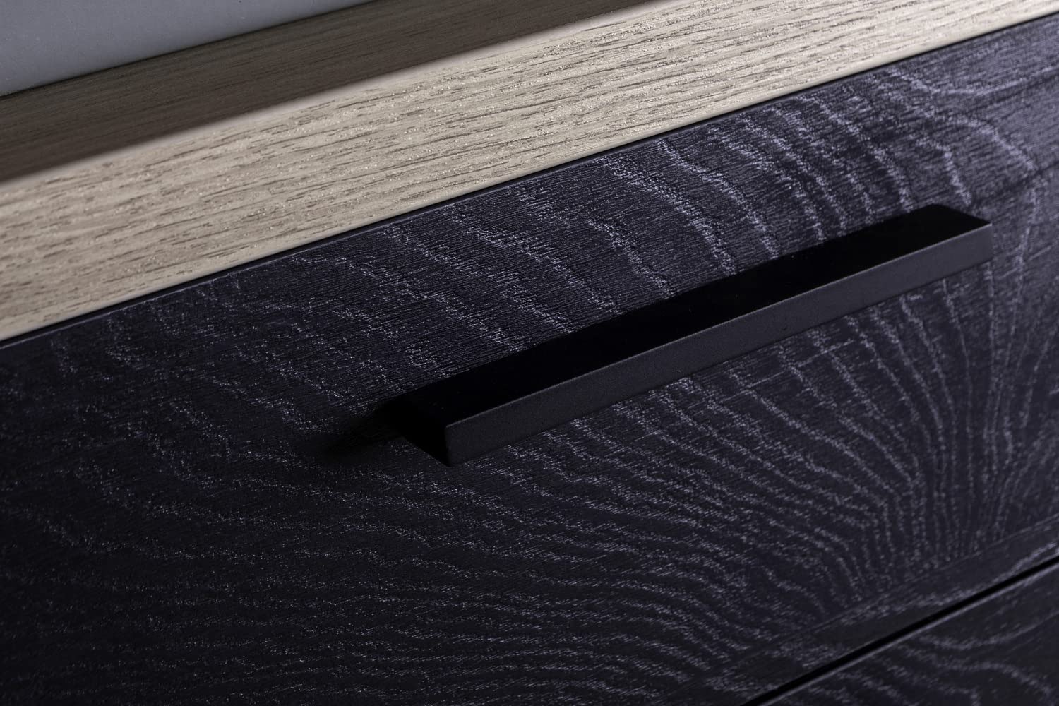 Composad Davinci 2 ante 2 cassetti mobile rovere nero 81,6 cm