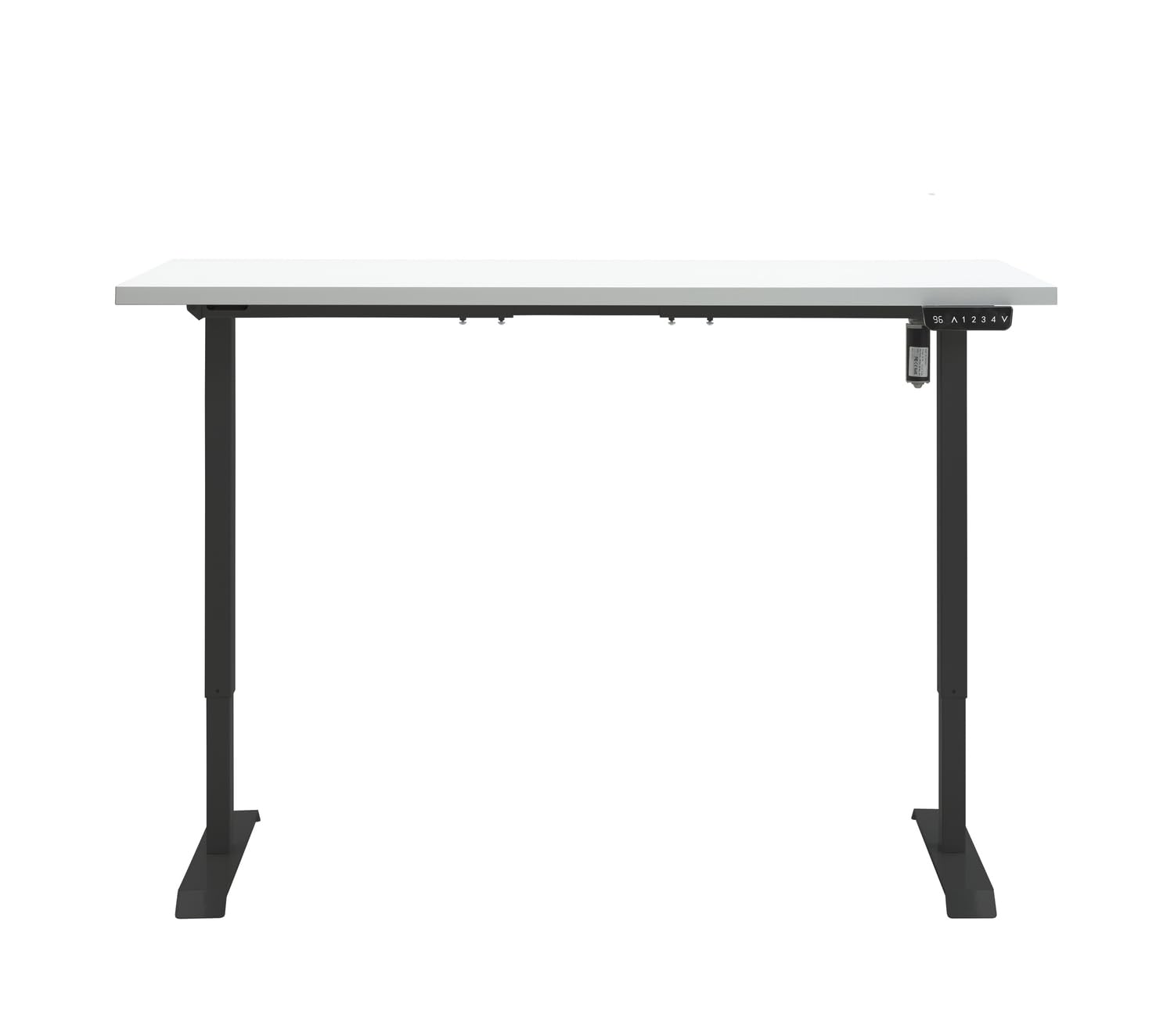Composad Energia scrivania elettrica 150x69 bianco laccato nero