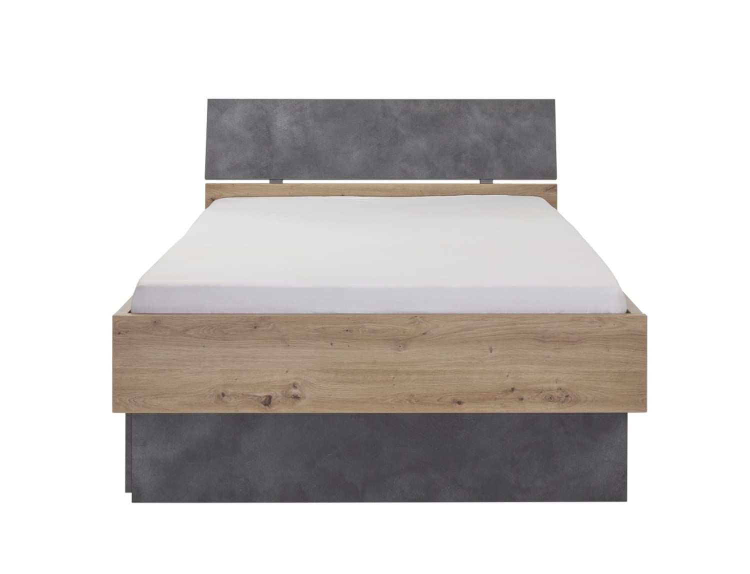 Composad Lafabrica Letto 1 Piazza e Mezza 127 cm rovere grigio