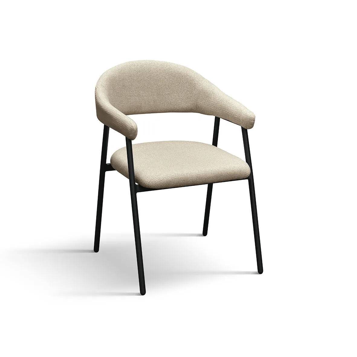 EPOCANTICA Set 4 Sedie Imbottite Pranzo beige