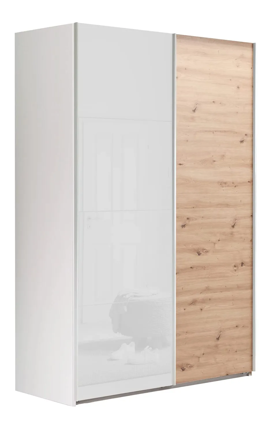 Composad Systema armadio 2 ante scorrevoli 150 cm rovere miele bianco