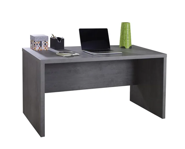 Composad Pratico Scrivania Ufficio Cemento 140 cm