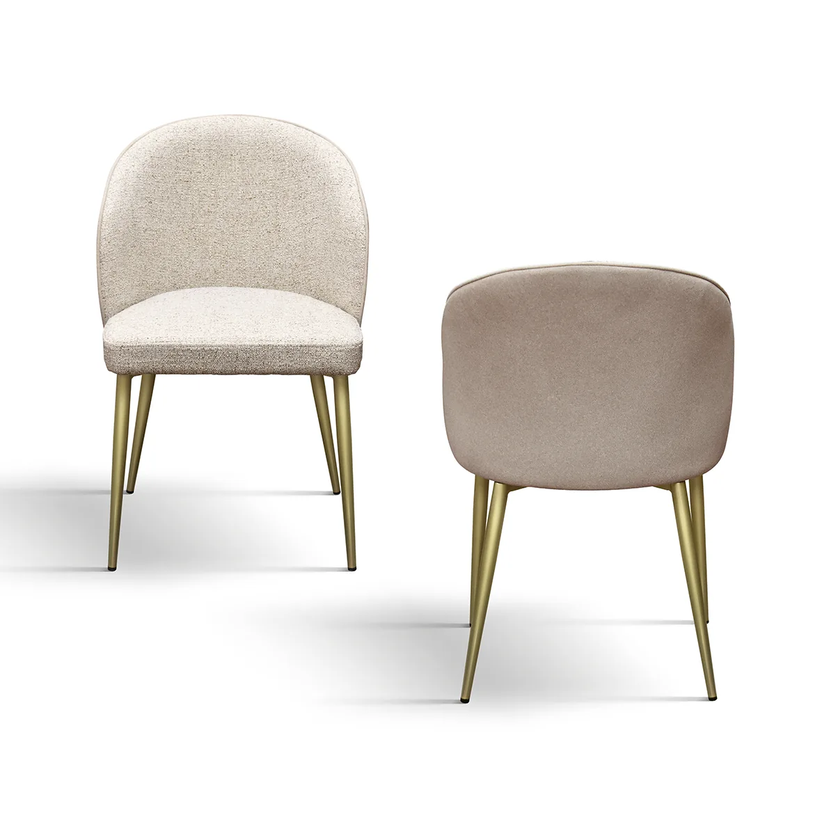Epocantica Lucilla Set 2 Sedie Tessuto Beige