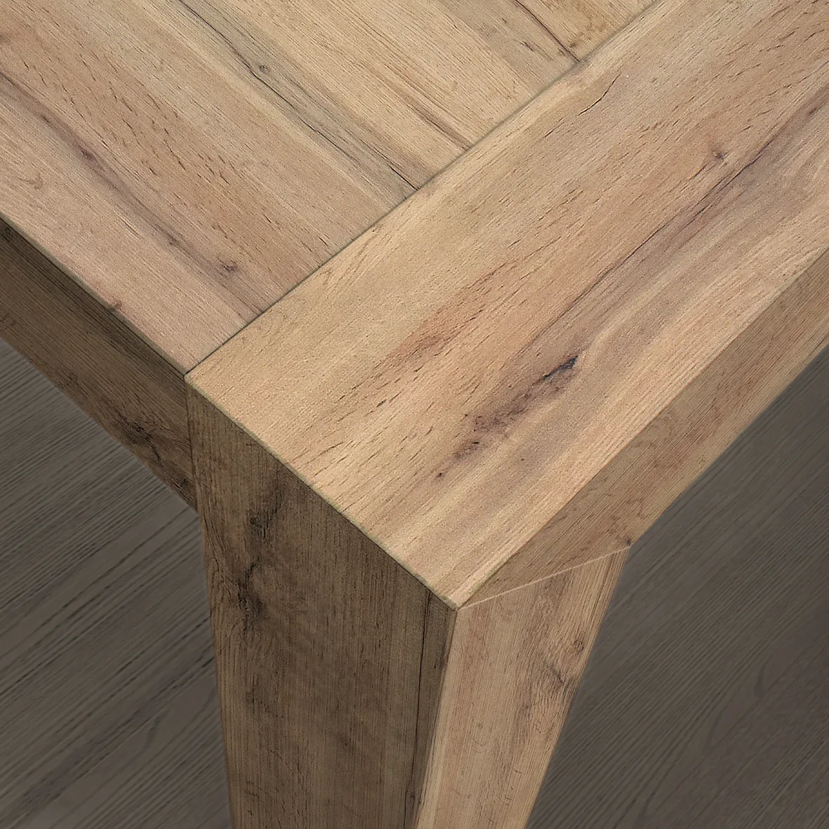 Epocantica tavolo allungabile 140-220 cm effetto legno 8 posti