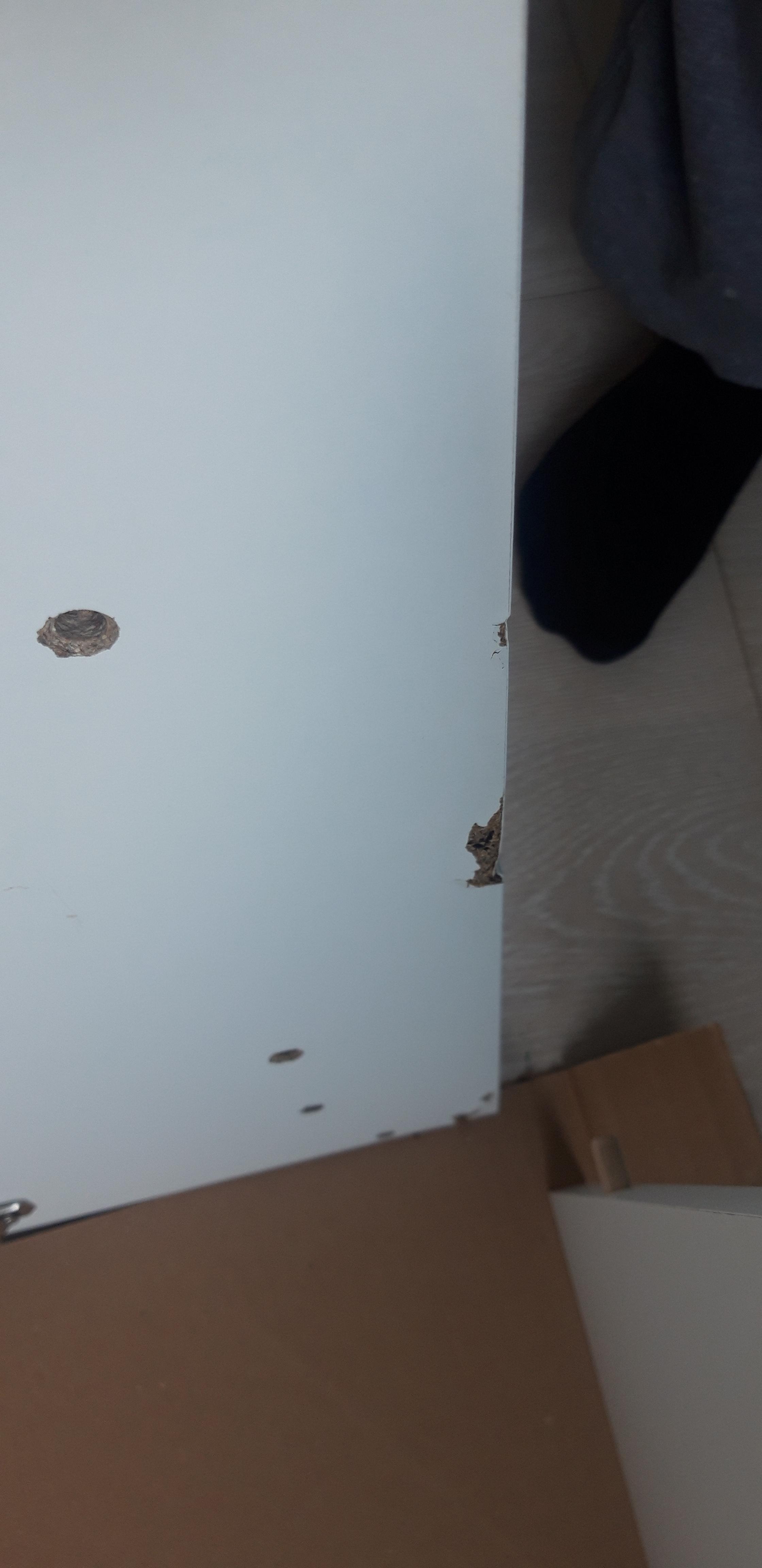 COMPOSAD Facile armadio 3 ante 2 cassetti bianco 120 cm