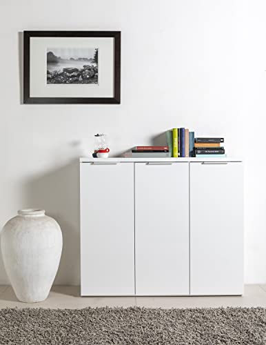 Composad Mundi scarpiera 3 ante bianco laccato 120 cm