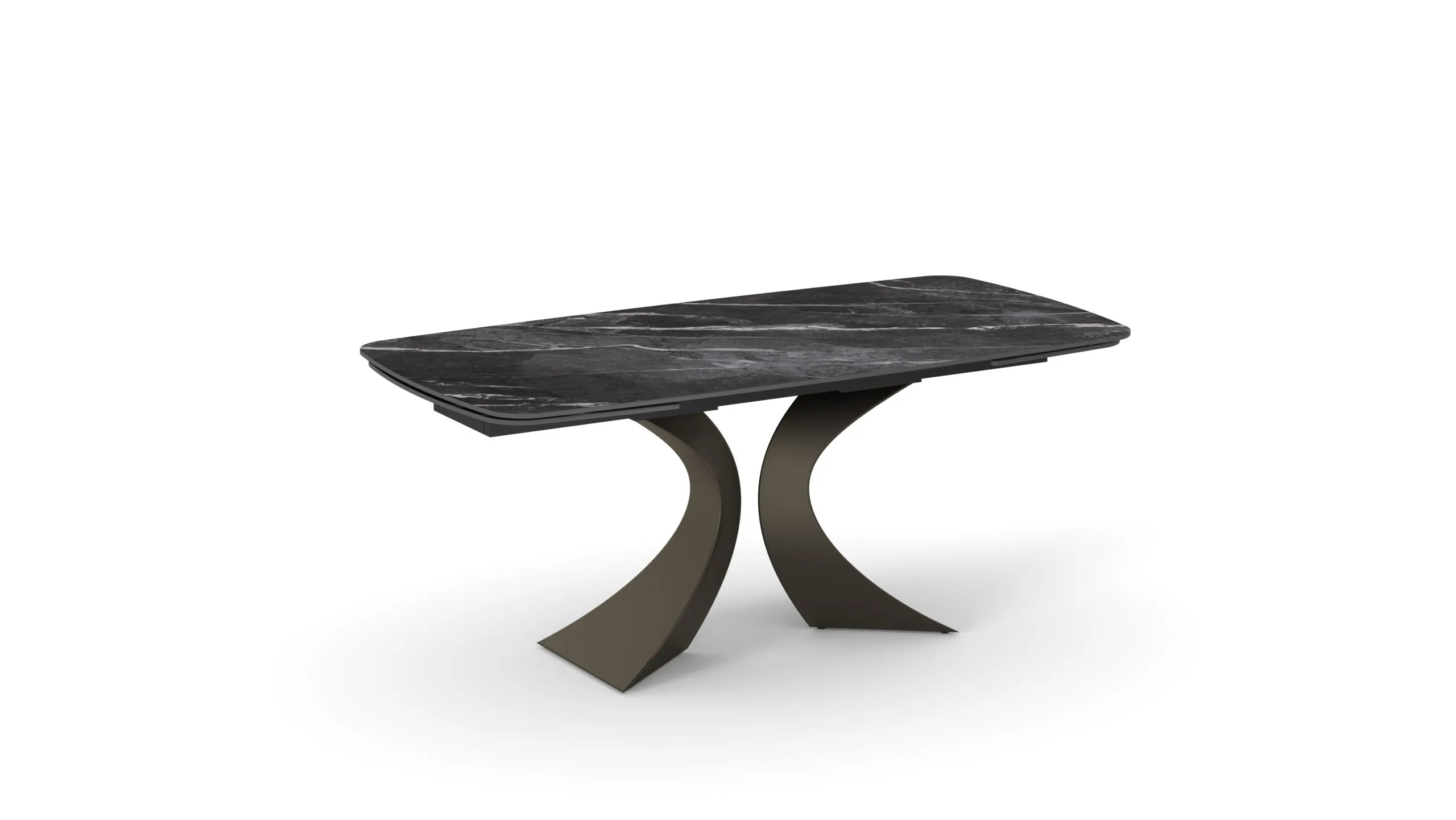 Epocantica Tavolo Allungabile Ceramica Marmo Nero 180-260 cm