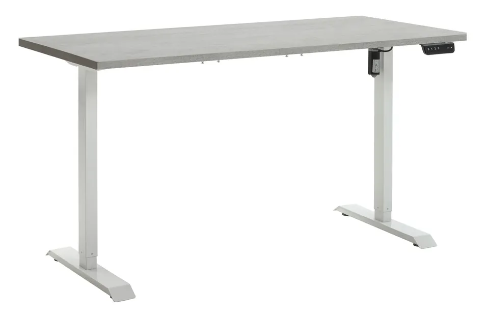 Composad Energia scrivania 150x69 cemento bianco elettrica