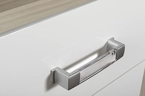 Composad Calisma scrivania 4 cassetti frassino bianco