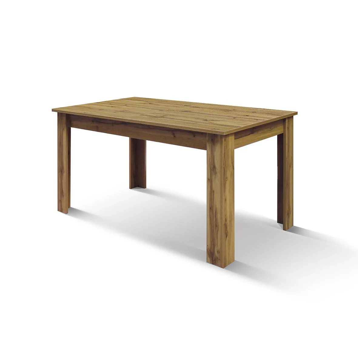 EPOCANTICA Tavolo Allungabile Rovere Gambe Squadrate 120-140 cm