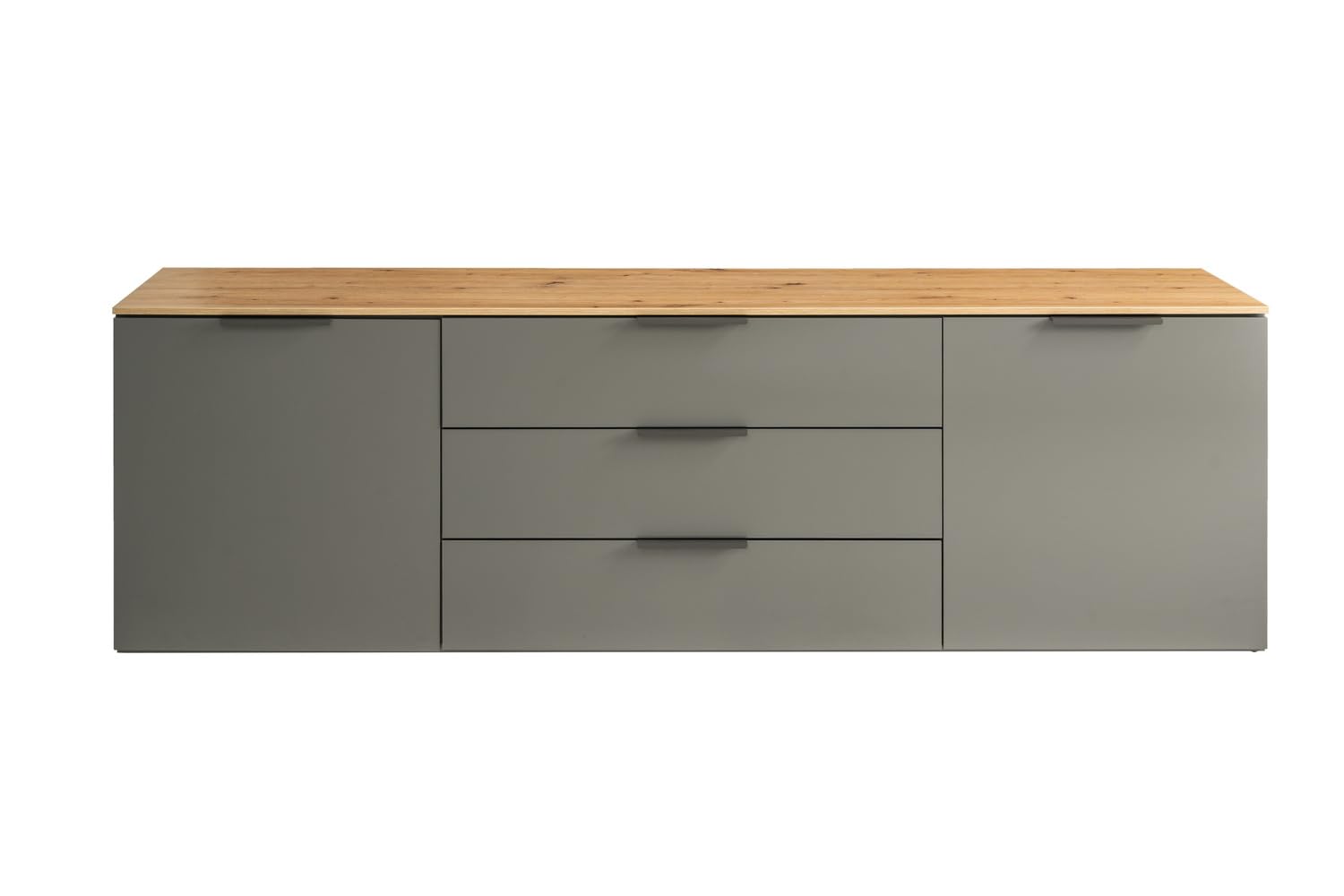 Composad Galaverna Mobile Porta TV 2 Ante 3 Cassetti Titanio 200 cm