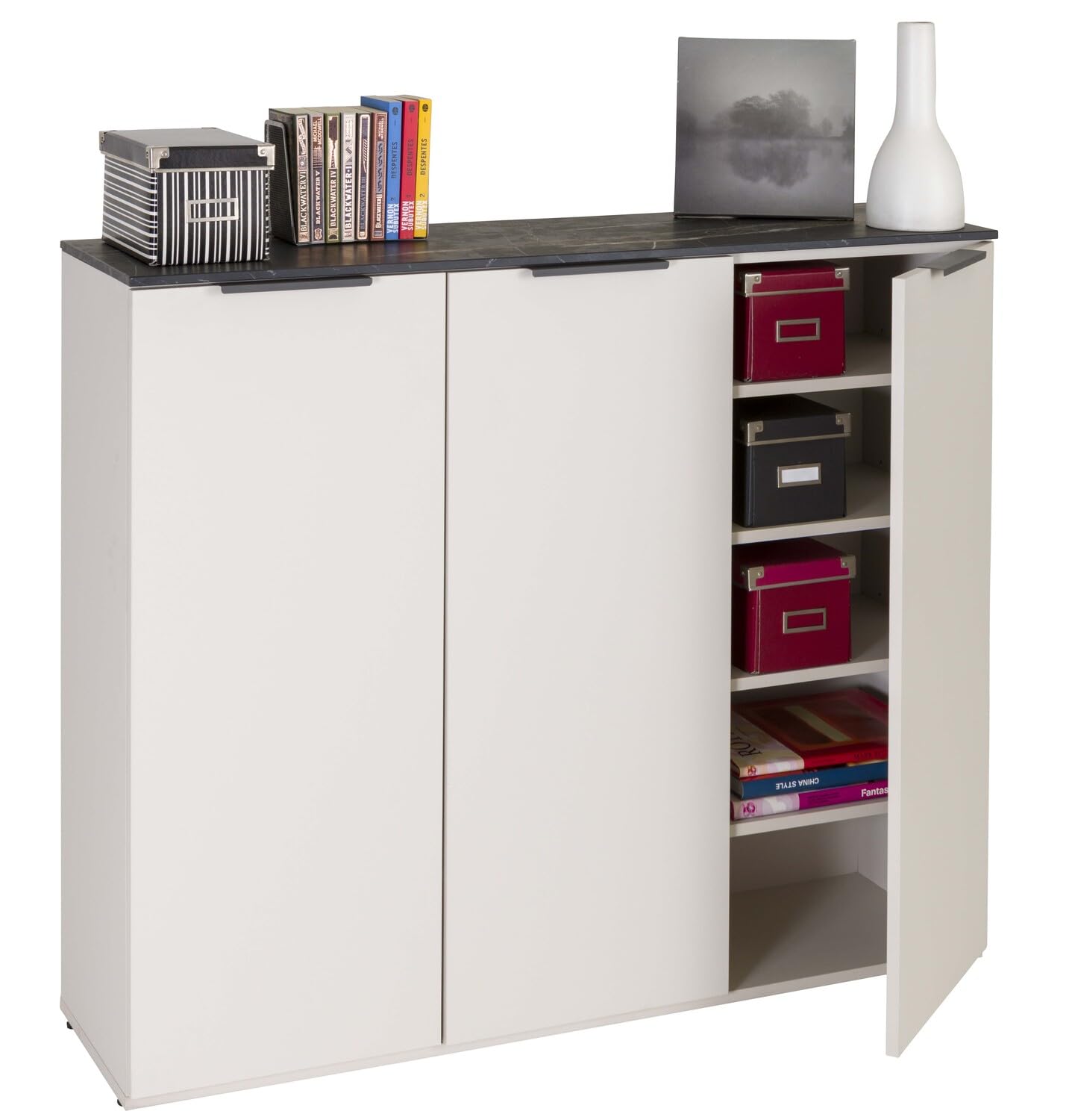 Composad Brina mobile contenitore 3 ante grigio 120 cm