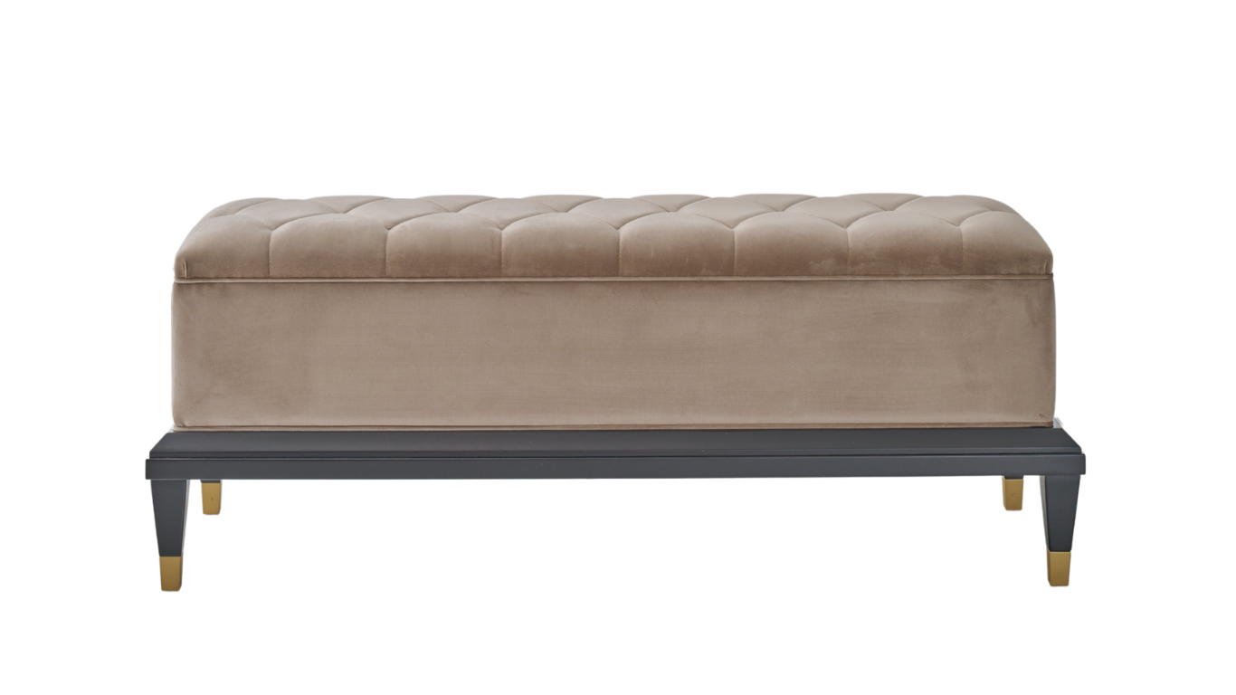 LCI Decora MN13C panca pouf in tessuto