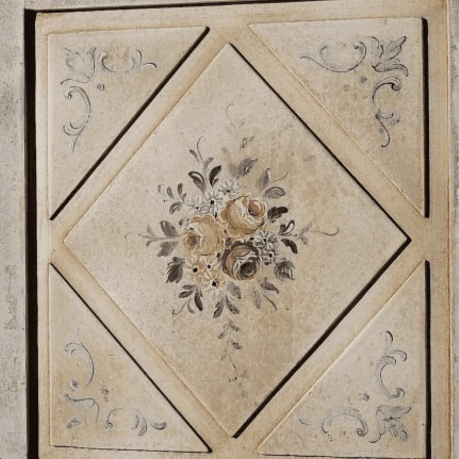 Epocantica Rombi stipo legno massello 88x45x152