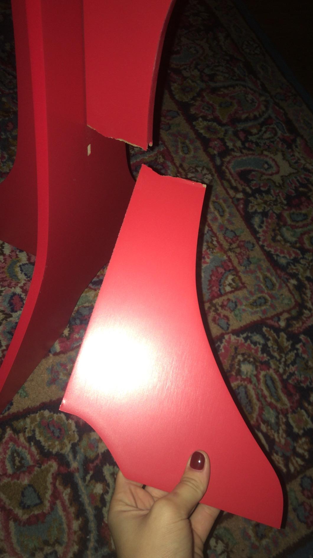 Iperbriko Attaccapanni Albero Legno Rosso H170 cm