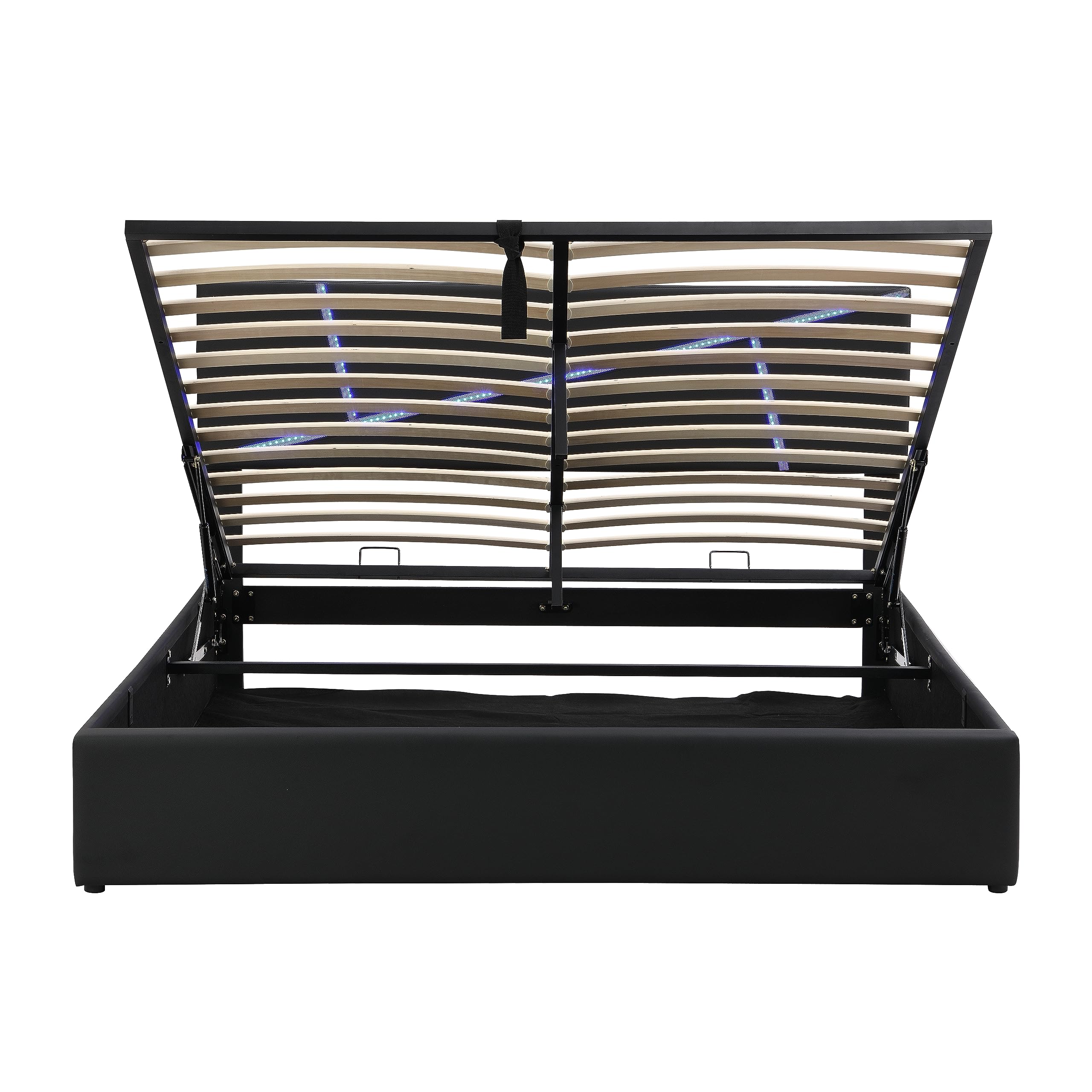Dolamaní Letto contenitore 140x200 similpelle nero