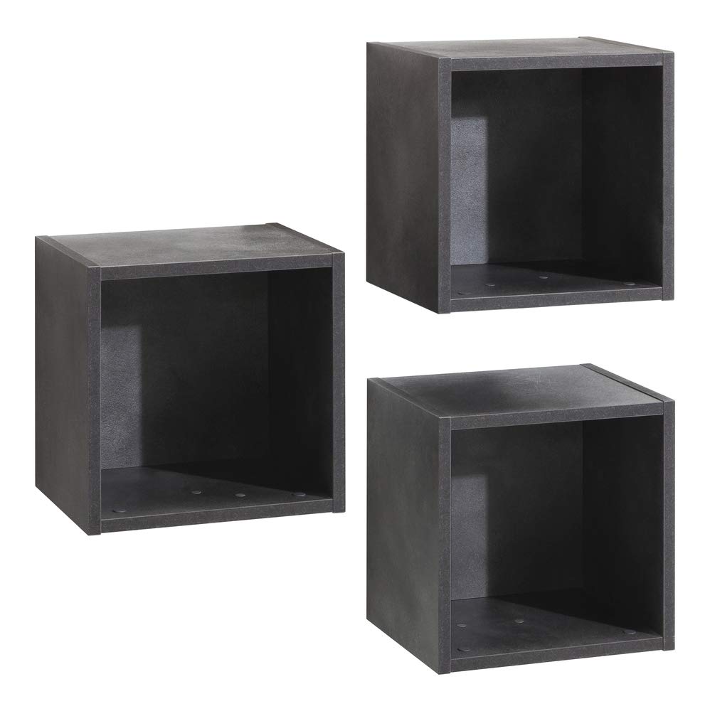 Composad Vittoria Set 3 Cubi Mensole 35x35 Grigio