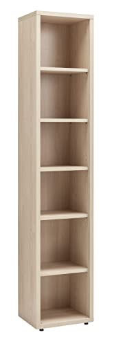 Composad Davinci libreria alta 44x217 rovere 5 ripiani