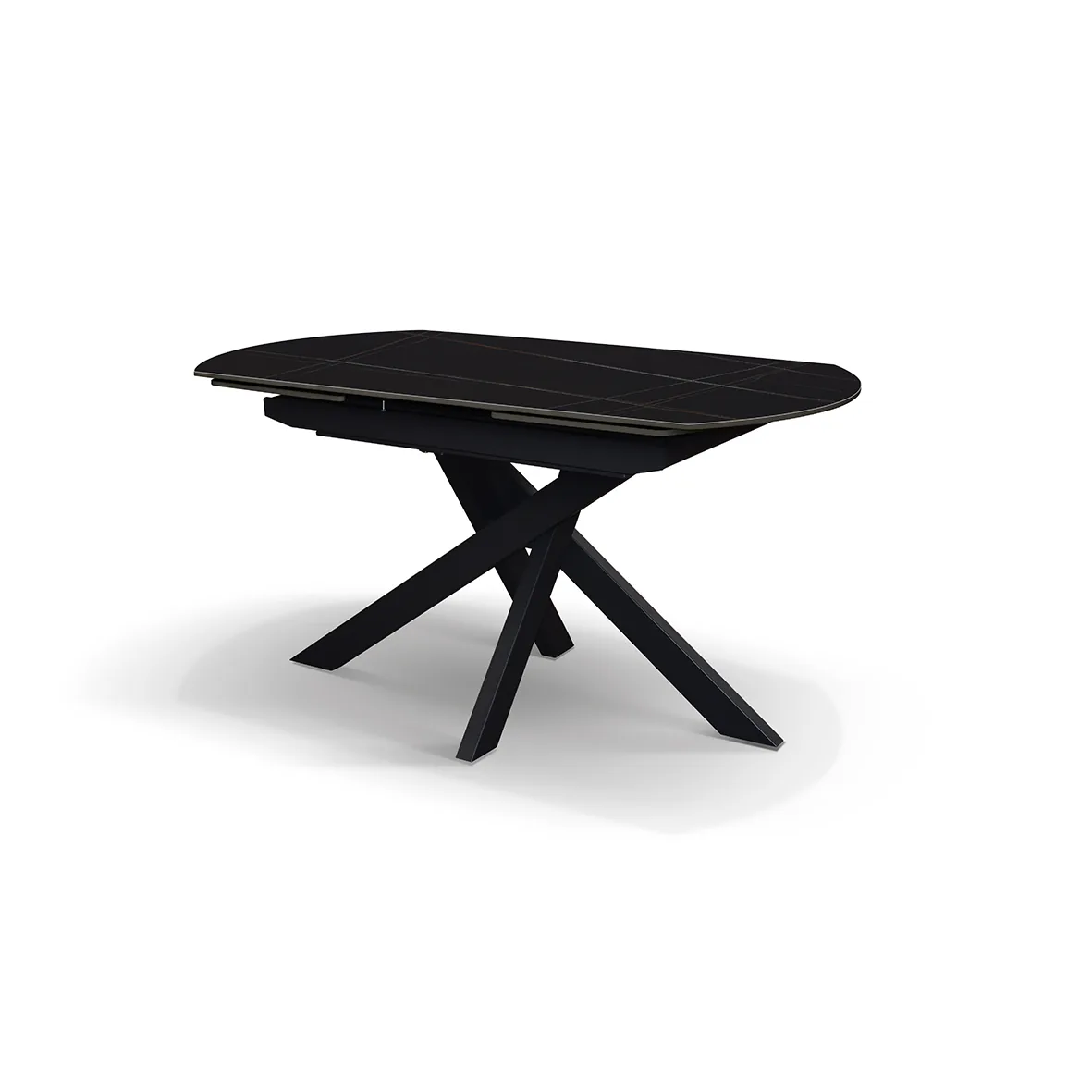 Epocantica Tavolo Ovale Allungabile Ceramica 140-200 Nero