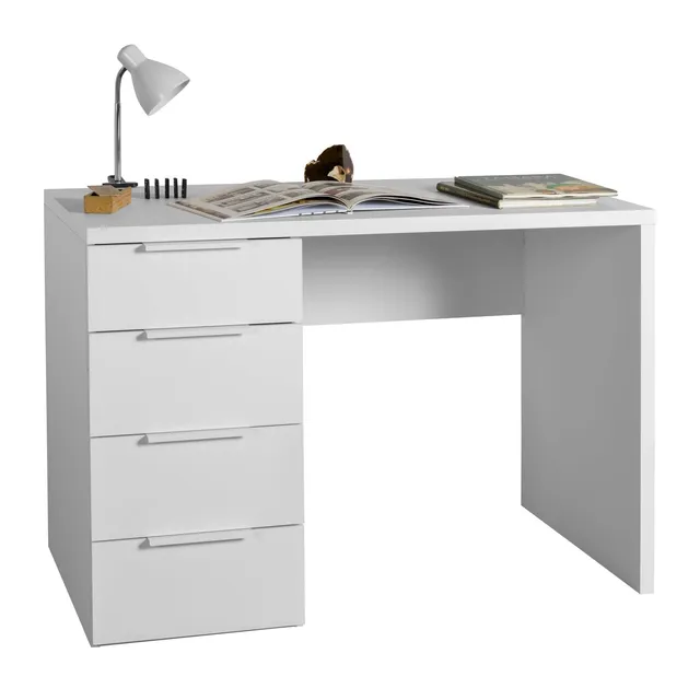 Composad Espresso scrivania 4 cassetti 110 bianca