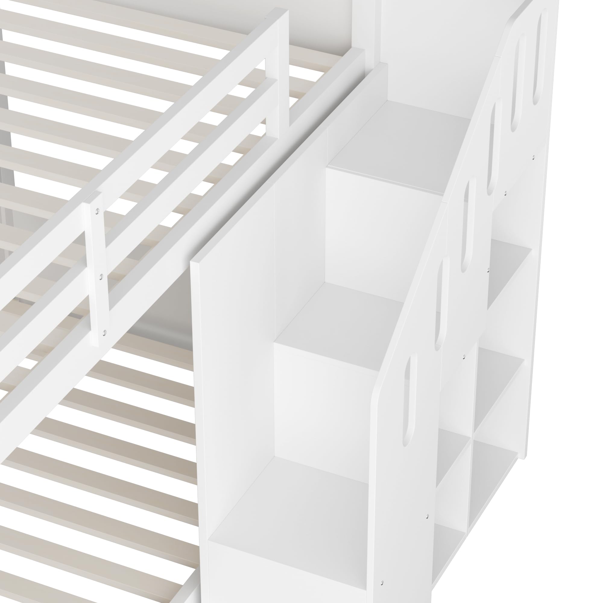 Dolamaní Letto a castello 90x200 bianco legno pino