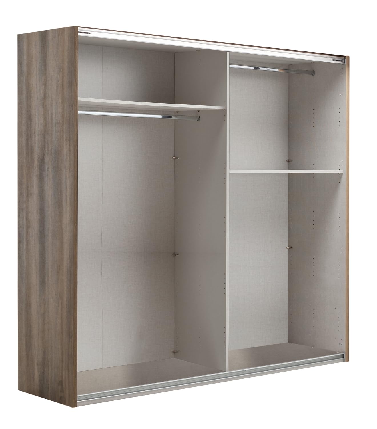 Composad Infinito armadio 2 ante scorrevoli grigio noce 250 cm