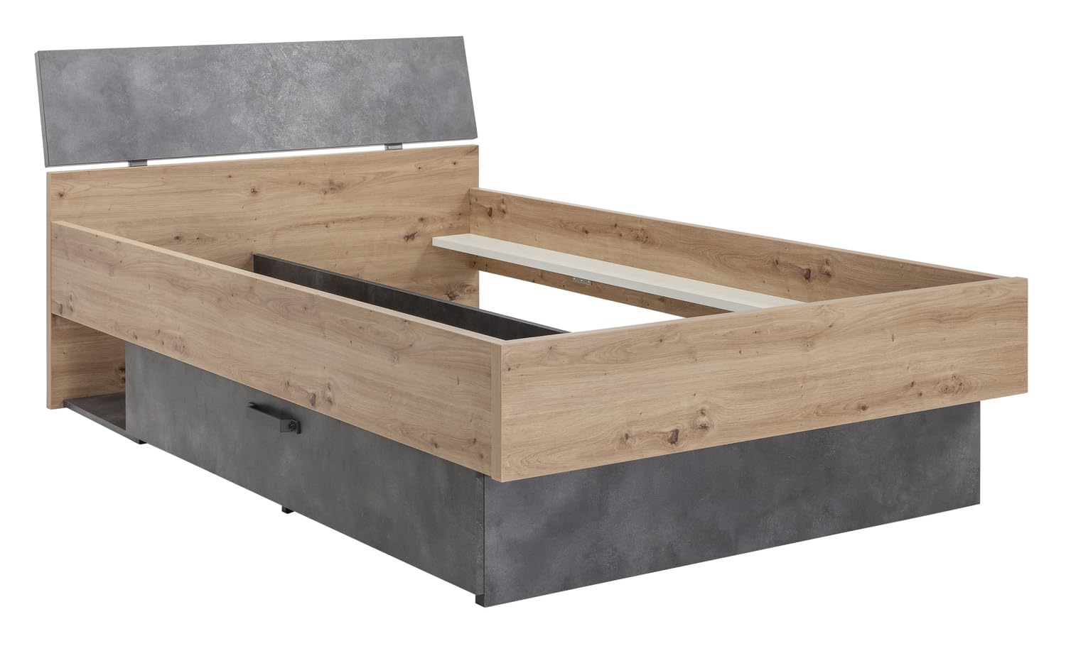 Composad Lafabrica letto una piazza e mezza 1 cassetto rovere miele