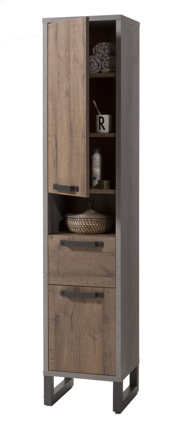 Composad LaFabrica colonna bagno 40x190 rovere cemento