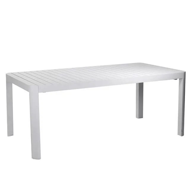 Iperbriko Claveland tavolo allungabile bianco in alluminio