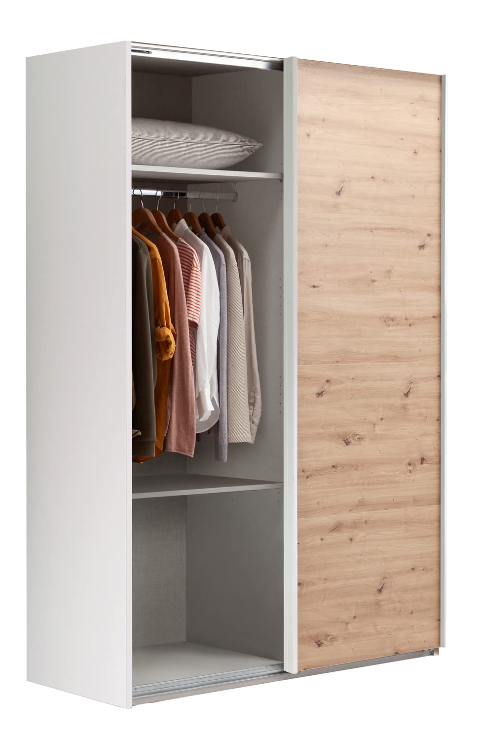 Composad Systema armadio 2 ante scorrevoli 150 cm rovere miele bianco