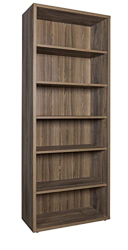 Composad Davinci Brera Libreria Alta Noce Brera 5 Ripiani
