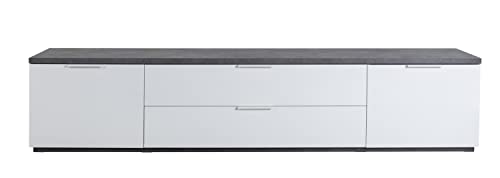 Composad Mundi soggiorno completo porta TV bianco grigio