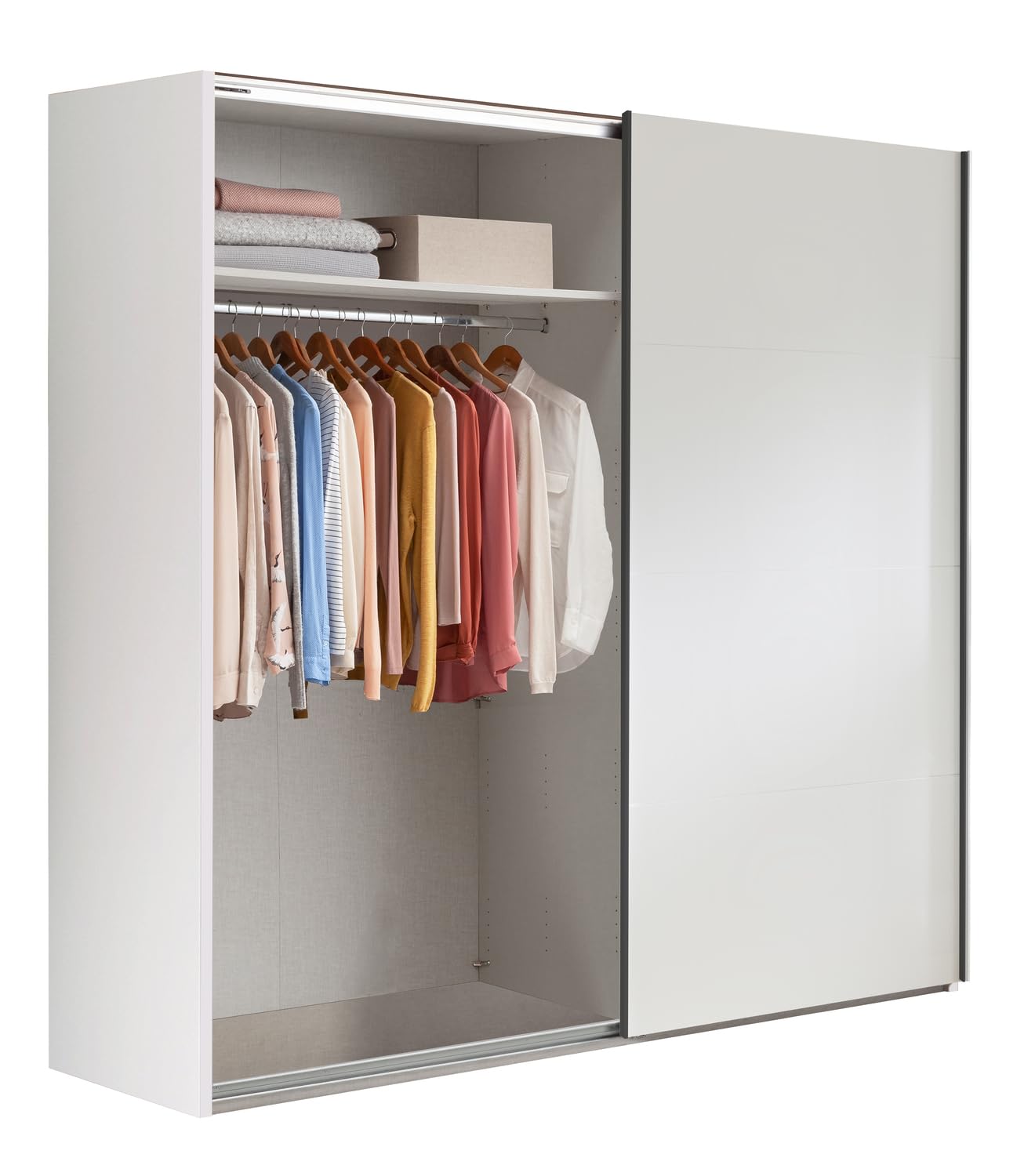 Composad Systema 250x223x67 armadio 2 ante scorrevoli bianco specchio