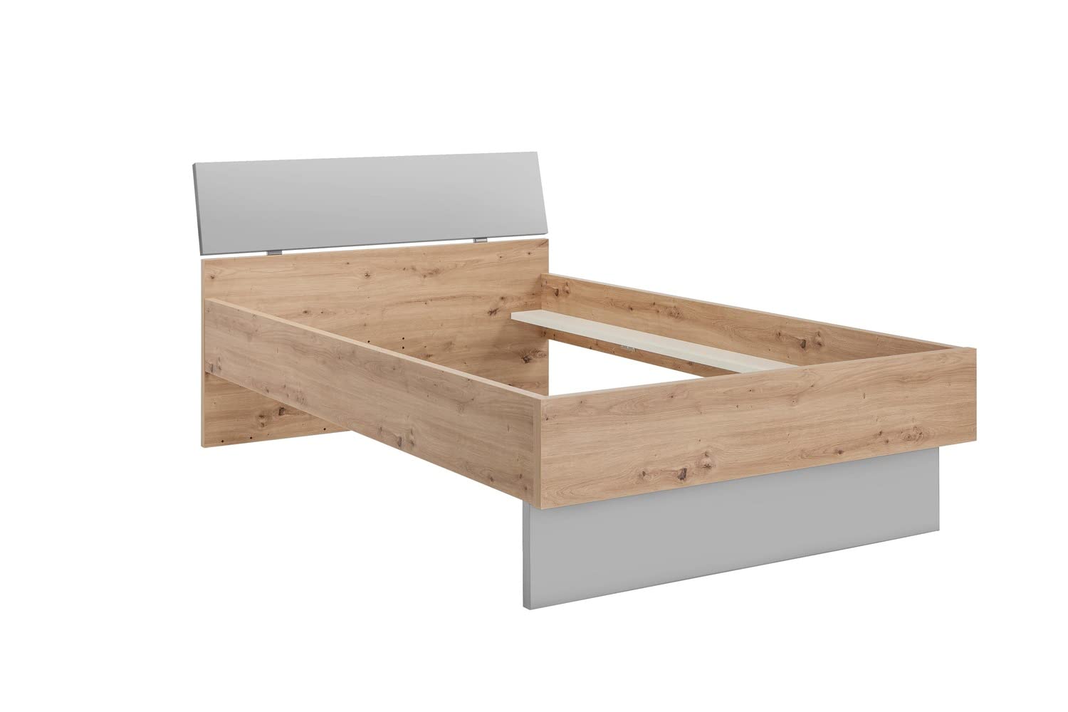 Composad Lafabrica letto una piazza e mezza rovere grigio