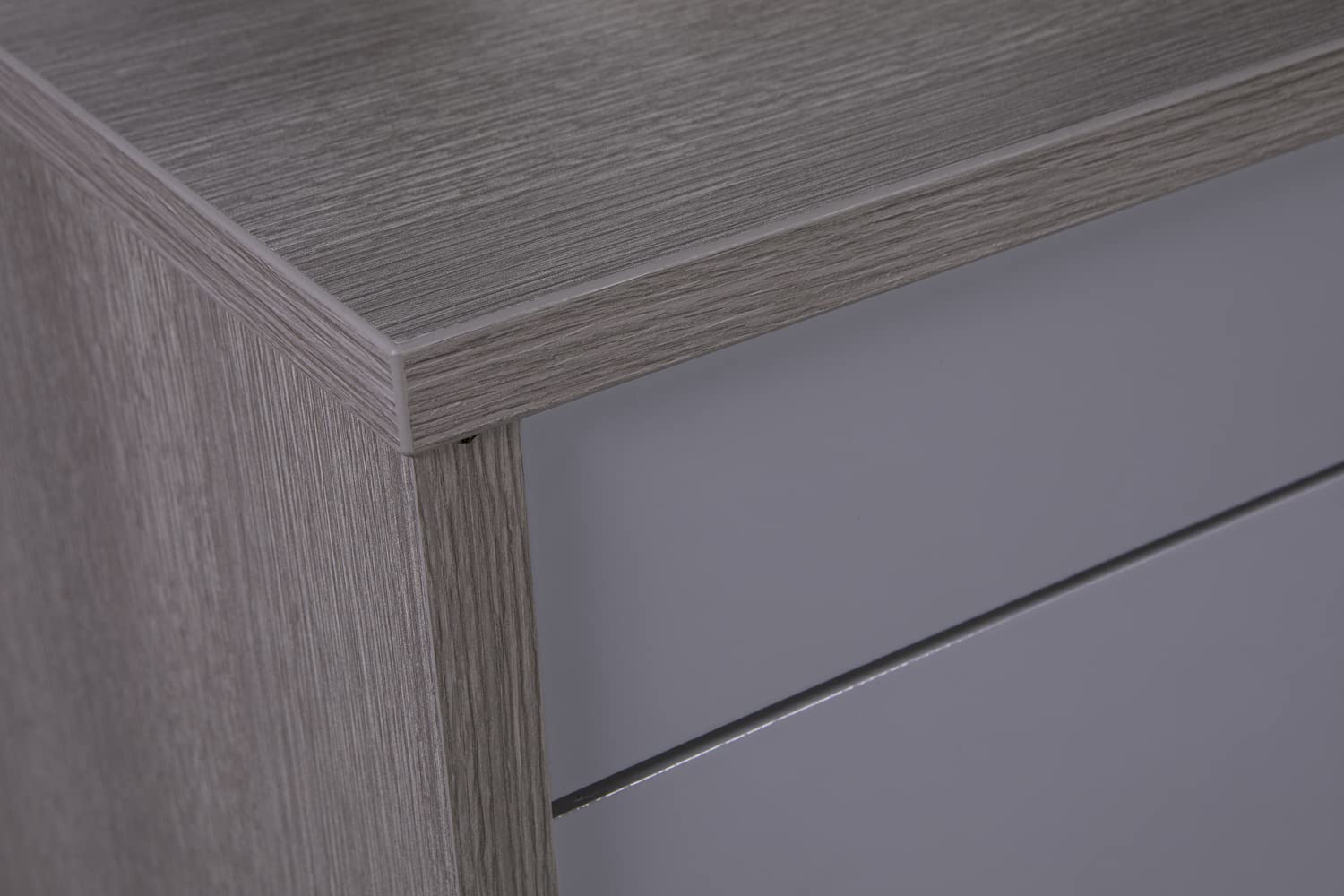 Composad Columbia scrivania 6 cassetti rovere glamour