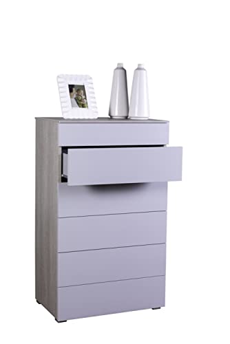 Composad Privilegio cassettiera 6 cassetti rovere grey oak