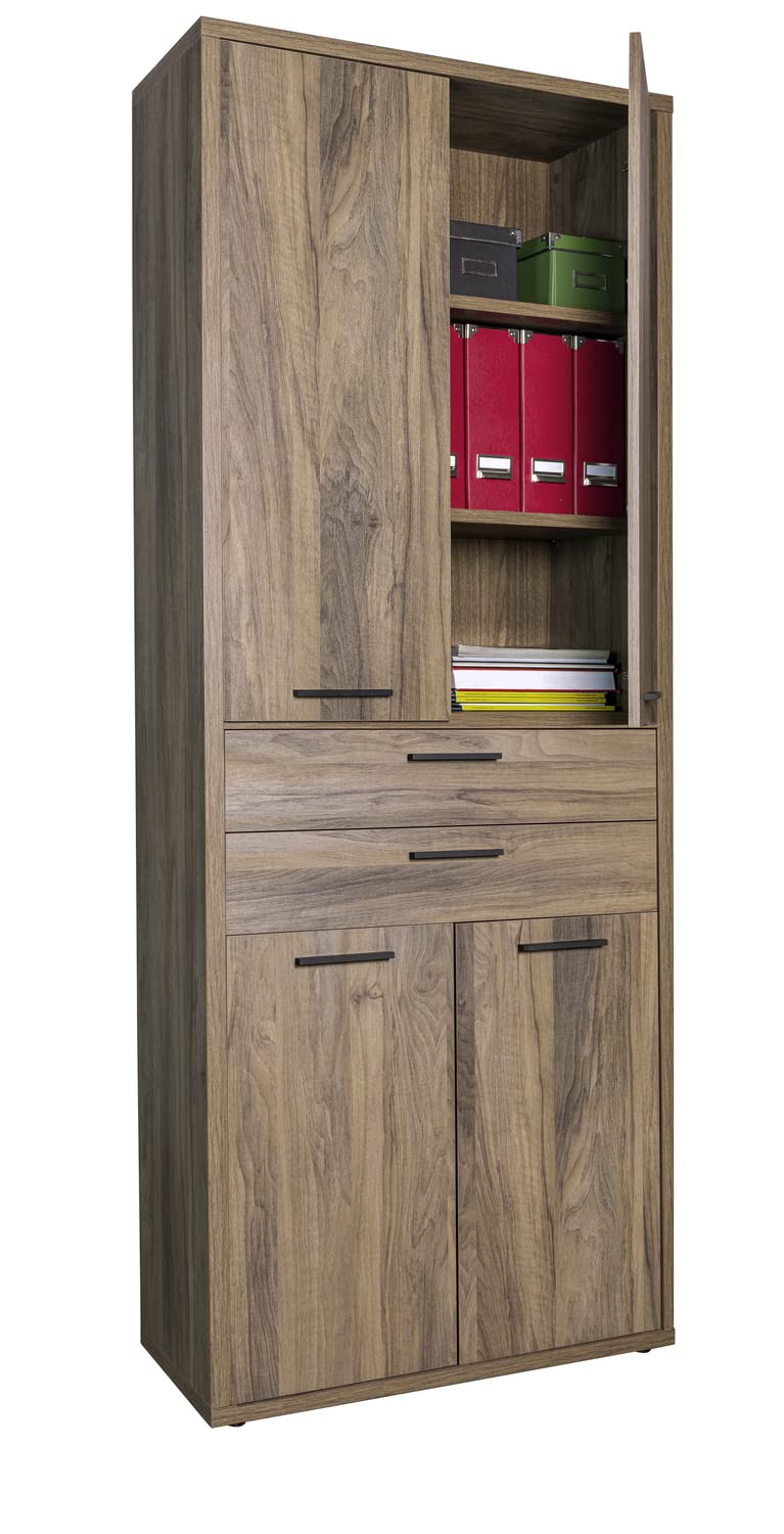 Composad Davinci Brera mobile 2 cassetti 4 ante noce