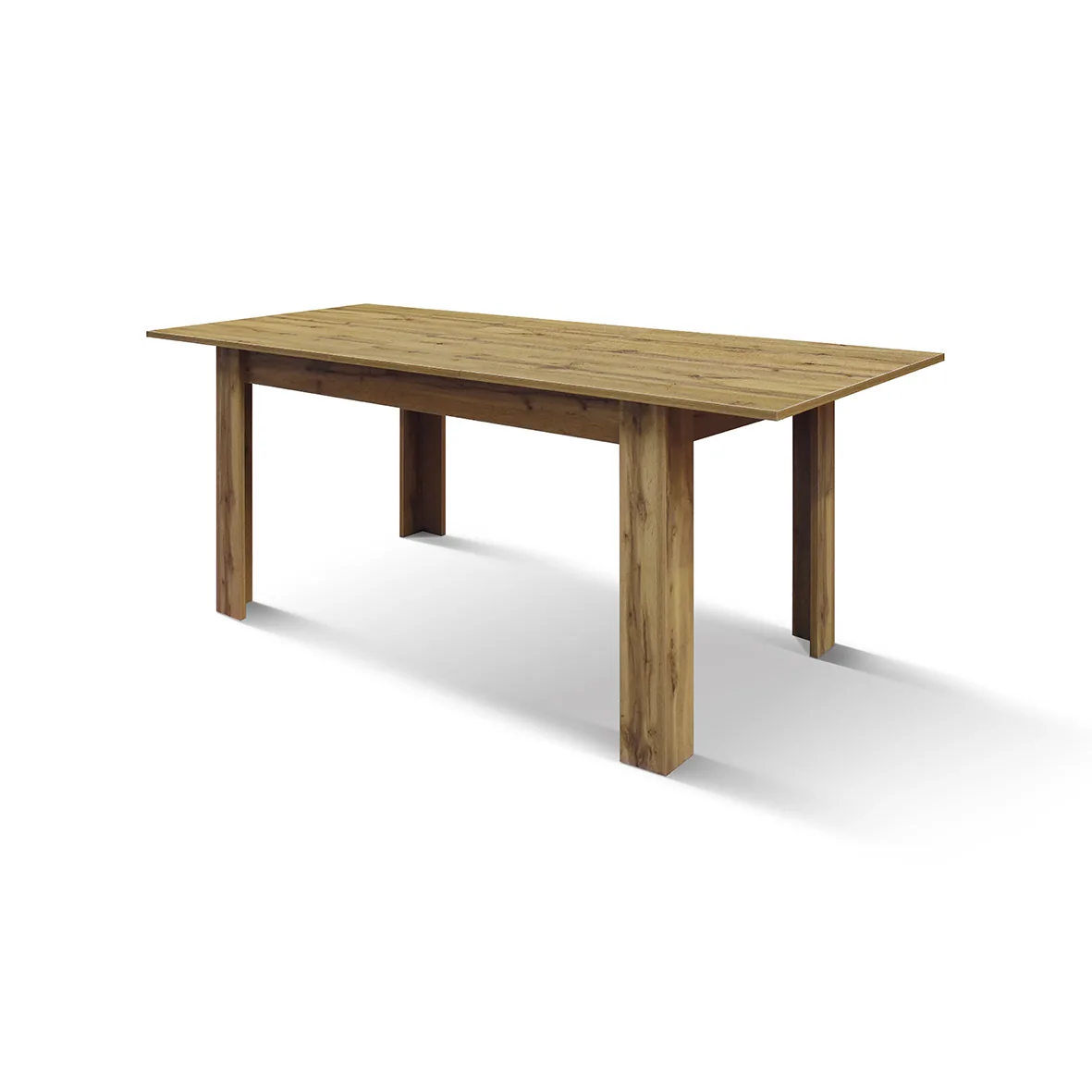 EPOCANTICA Tavolo Allungabile Rovere Gambe Squadrate 120-140 cm