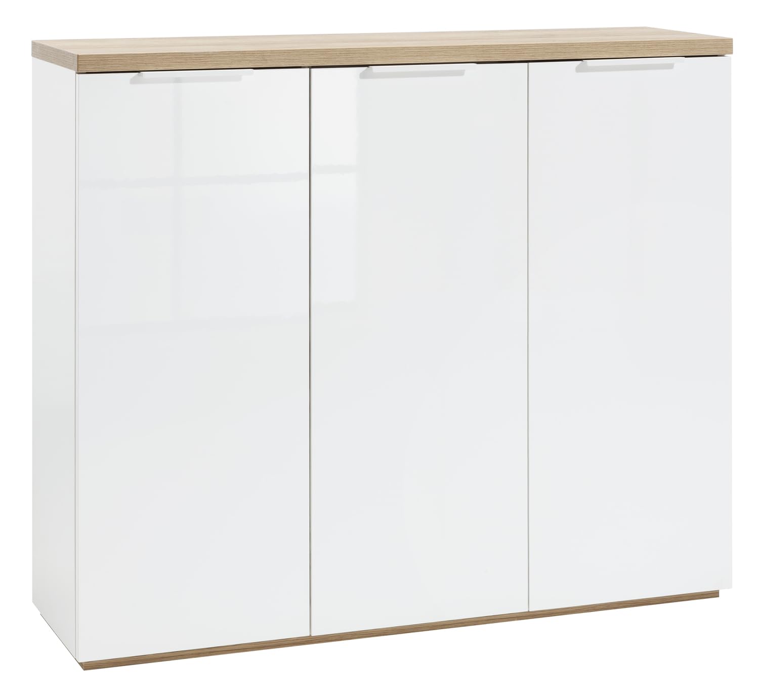 Composad Mundi Scarpiera 3 Ante Rovere Bianco 120 cm